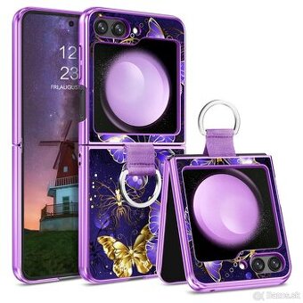 YINLAI puzdro pre Samsung Z Flip 5G 6,7-palcový, lesklé puzd