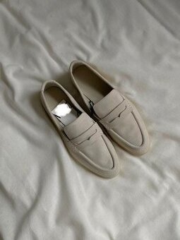 Suede - kozene mokasiny