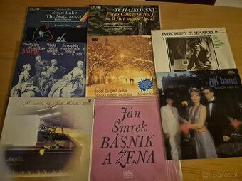 Predám LP platne Mozart, Čajkovskij,... spolu za 4 EUR