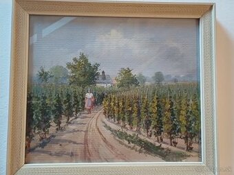 Obraz olejmalba:  Žena v sade