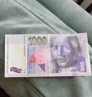 Bankovka 1000 SK Slovenske koruny