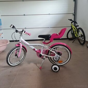 Dievčenský bicykel Btwin 500 Docto Girl 16"