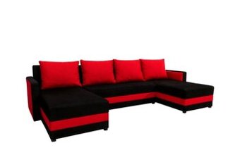 rozkladací gauč v tvare U