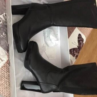 Zimné kožené čižmy