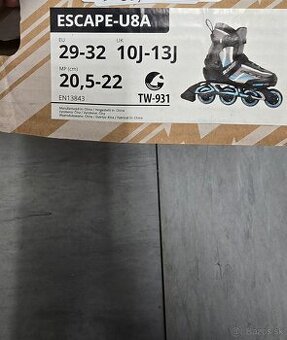 Detské kolieskové korčule Escape-U8A