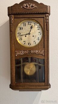 Starozitné nástenné hodiny GUSTAV BECKER – Plne funkčné