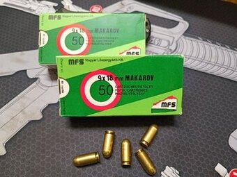 Predám strelivo Makarov FMJ
