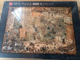 Predám puzzle od firmy HEYE - Pirate World (Pirátsky Svet)