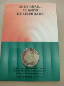 2 € Portugalsko 2024 coincard BU + proof