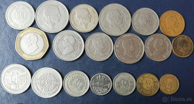 arabské mince-Jordánsko,Sýria,Alžírsko