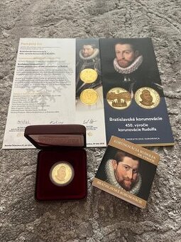 100 Euro Rudolf 2022 + pamätný list