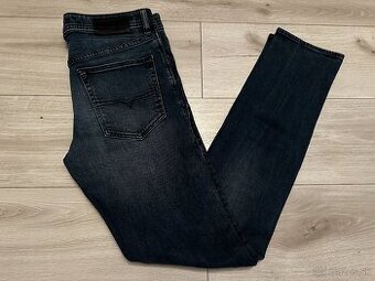 Pánske,kvalitné džínsy,skinny DIESEL - veľkosť 32/34