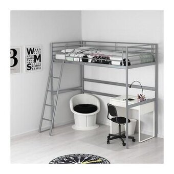 Ikea Svarta kovova postel