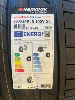 Nové RunFlat pneumatiky Hankook 255/40 R19 – 4 ks - 1