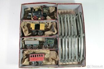 Vintage Märklin koľaj 0 Storchenbein vlaková súprava 1020 vr