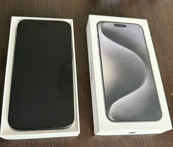 Predám iPhone 15 Pro Max Black Titanum 512 GB