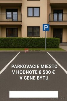 Zariadená garsónka v novostavbe Anna Park, Miloslavov