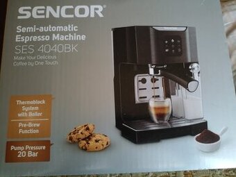 Pákový kávovar SENCOR 4040BK