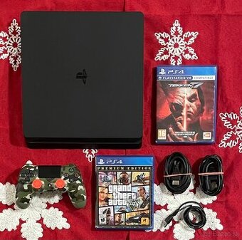 ⭐️PS4 PlayStation 4 Slim 500GB⭐️ + Darček Ochranný obal