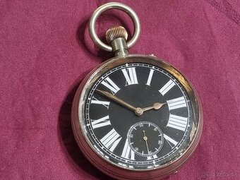 Obrovské vreckové 8 dňové hodinky.