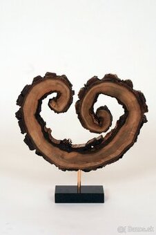 Dekoratívna plastika - srdce.