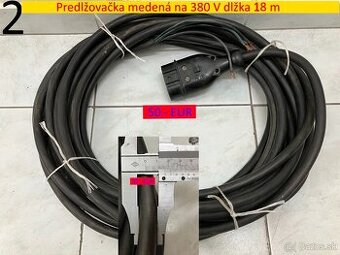 Predlžovačka medená na 380 V