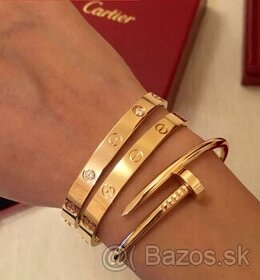 Cartier Love náramok a Cartier klinec
