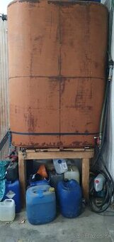 Predám oceľovú nádrž na pohonné hmoty