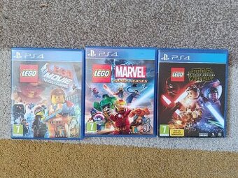 PS4 LEGO hry – Marvel, LEGO Movie a Star Wars