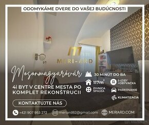 Na predaj 4 izbový zrekonštruovaný byt v Mosonmagyaróvári