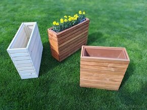 Záhradný drevený kvetináč/modulárny drevený kvetináč
