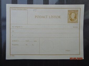 Poštové známky - Slovenský štát - 1939 - 4 FOTO
