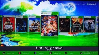XBOX 360 RGH + kinect a 1 ovládačXBOX 360 RGH + kinect