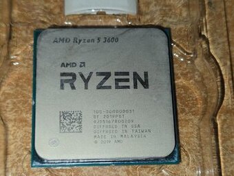 CPU AMD Ryzen 5 3600 + Základná doska MB Gigabyte A520M DS3H