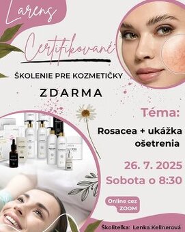 Certifikované školenie pre kozmetičky