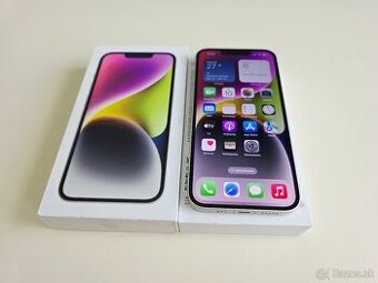 APPLE IPHONE 14 128GB STARLIGHT ,ZDRAVIE BATERKY 100%