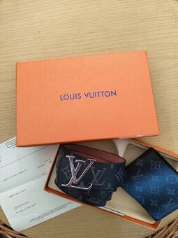 Louis Vuitton LV peňaženka a opasok / wallet and belt set