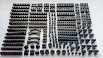 Lego® Originál diely, kocky čierne (nové, nehrané)