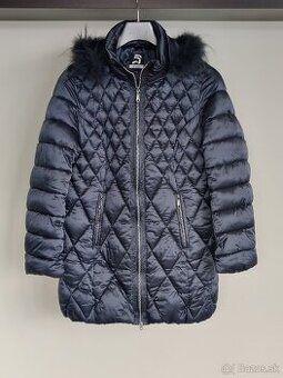 Dámska zimná bunda s kožušinkou veľ. 46