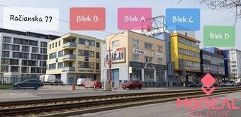 Open space administratíva 140m2, Račianska ul., Nové Mesto