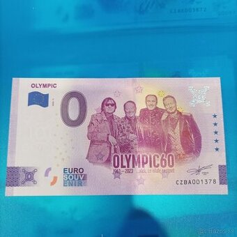 0 euro souvenír Olympic