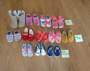 Dievčenská obuv - veľ. 16,17,18,19