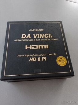 Predám prepojovací kábel HDMI zn. DA VINCI GOLD - 1
