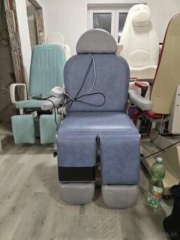Elektrické Pedikérské křeslo 1 motor šedivo modré