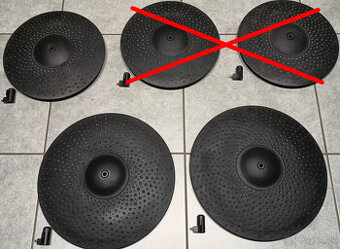 ALESIS STRIKE crash, ride, hi-hat činely