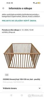 Detská ohradka