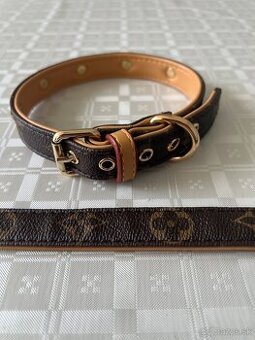 Obojk+vodítko Louis Vuitton