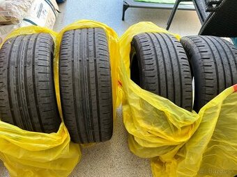 4 letné pneumatiky Continental 215/55 R17 – 2 rôzne páry