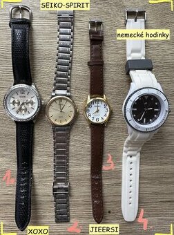 Hodinky XoXo, Seiko-spirit,Jieersi a nemecké