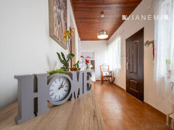 IBA U NÁS Útulný 4 izbový rodinný dom , 120m2, VIŠŇOVÉ NMnV